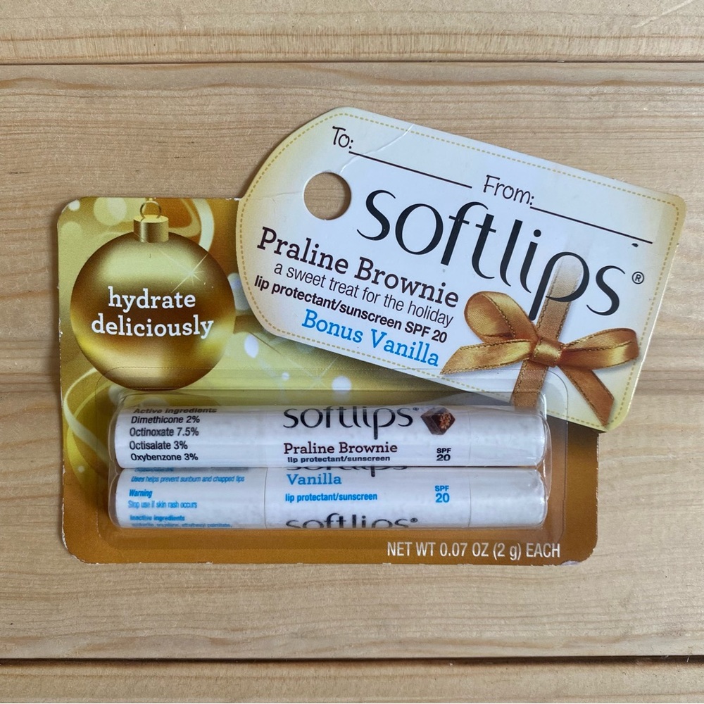 🔶 {4/$12} 2-Pack Softlips Lip Balm - Holiday Flavors